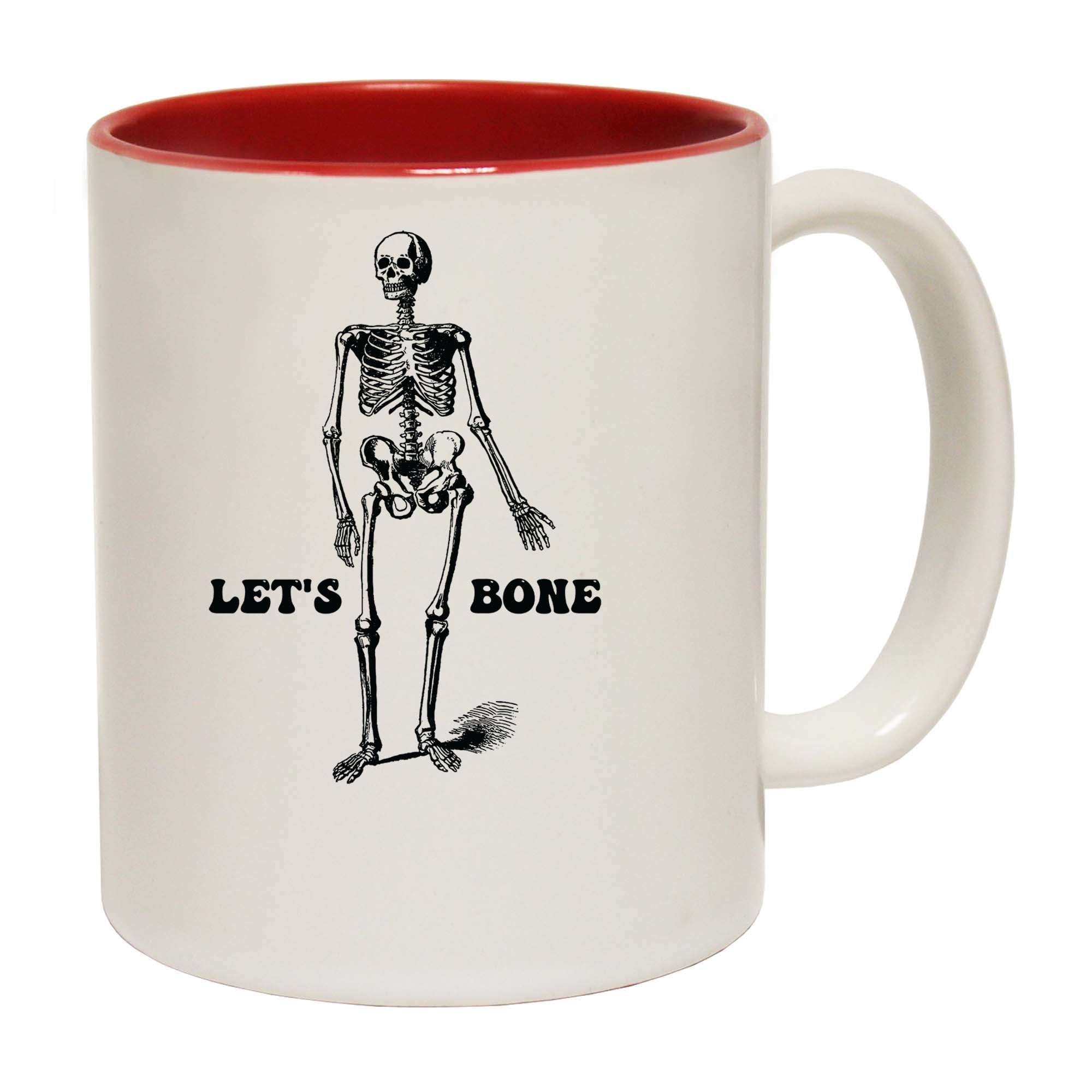 Lets Bone Skeleton Halloween - Funny Coffee Mug