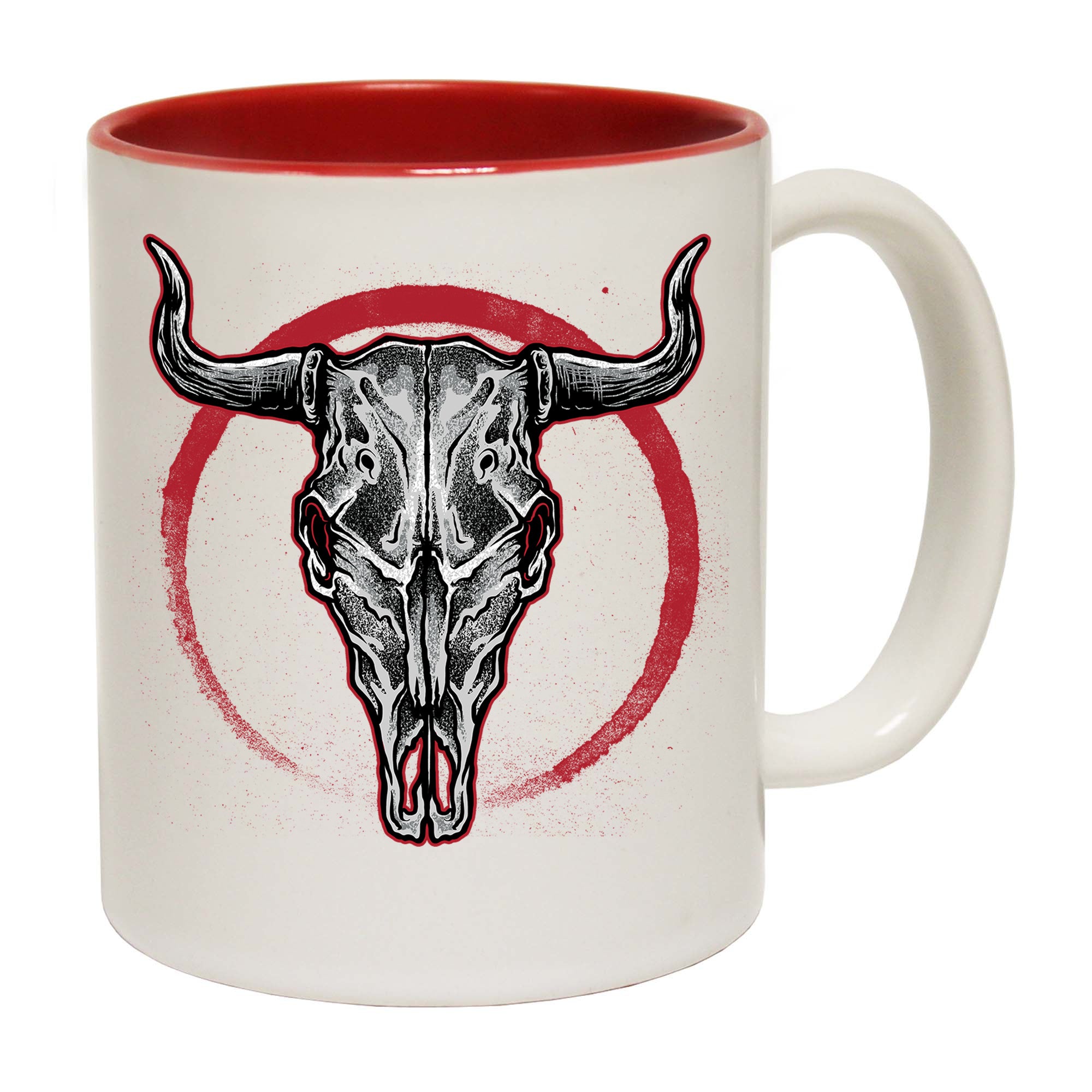 Skull Horns - Funny Coffee Mug