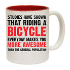 Studies Have Show Cycling Bicycle Bike - Funny Coffee Mug