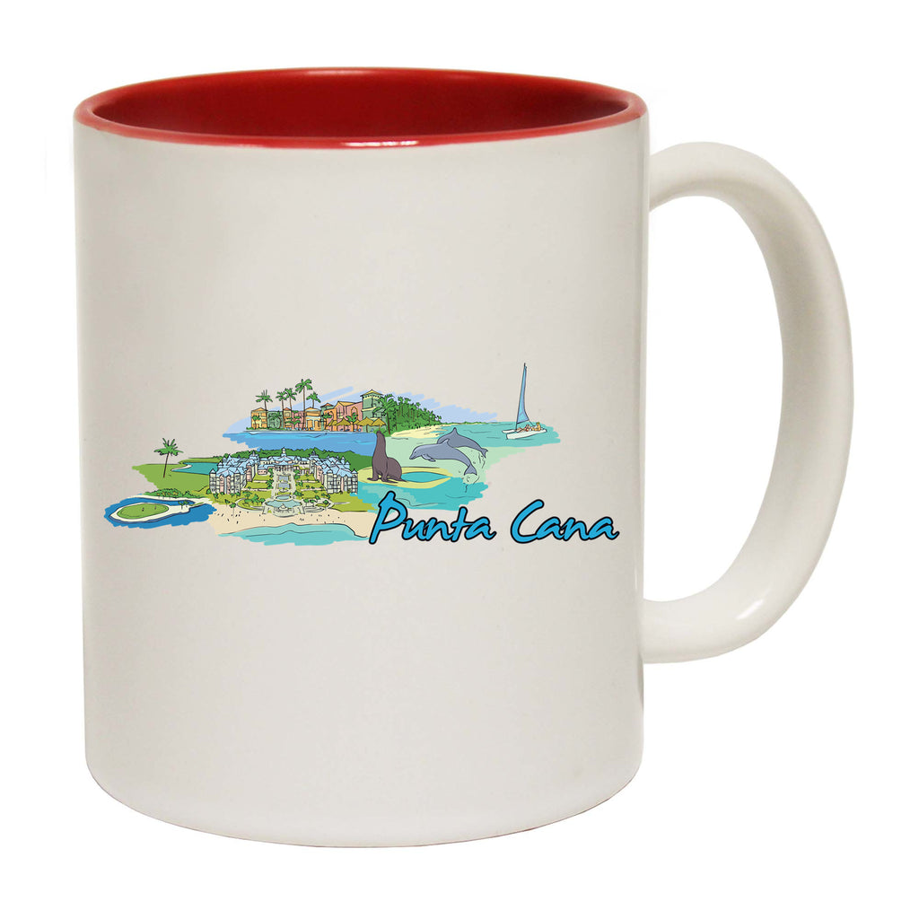 Punta Cana Dominican Republic Country Flag Destination - Funny Coffee Mug
