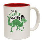 Im A Gentle Saurus Dinosaur Dino - Funny Coffee Mug