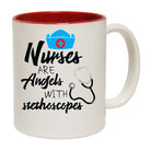Nurses Are Angles With Stethoscopes - Funny Coffee Mug