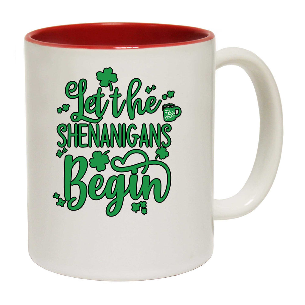 Let The Shenanigans Begin Irish St Patricks Day Ireland - Funny Coffee Mug