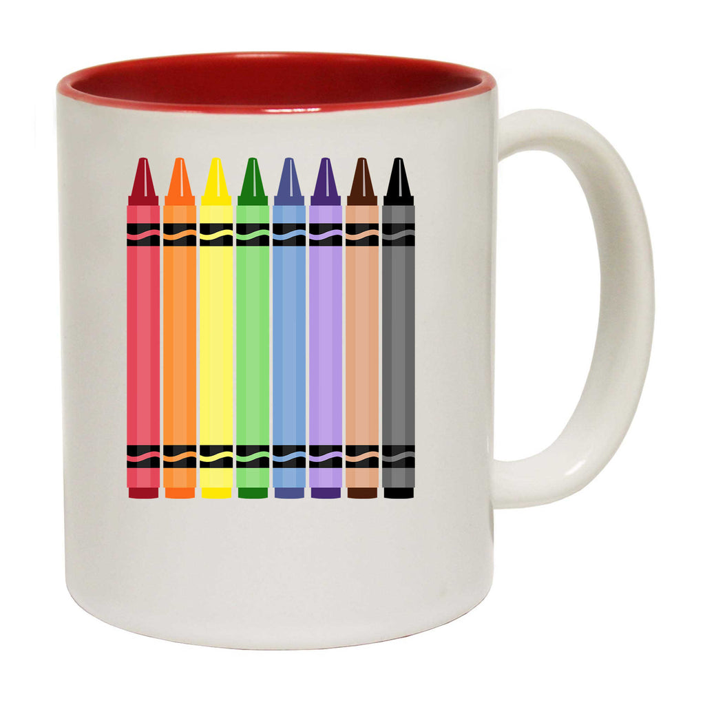 World Book Day Crayon V2 School Teacher - Funny Coffee Mug