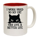 I Work So My Cat Can Have A Better Life Kitten Pussy Cats - Funny Coffee Mug