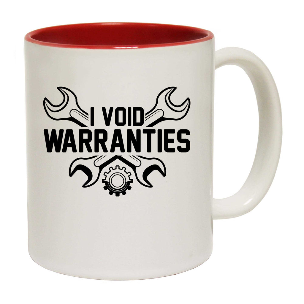 I Void Warranties Mechanic Engineer Garage Tinkerer - Funny Coffee Mug