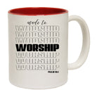 Made To Worship Jesus God Christian - Funny Coffee Mug
