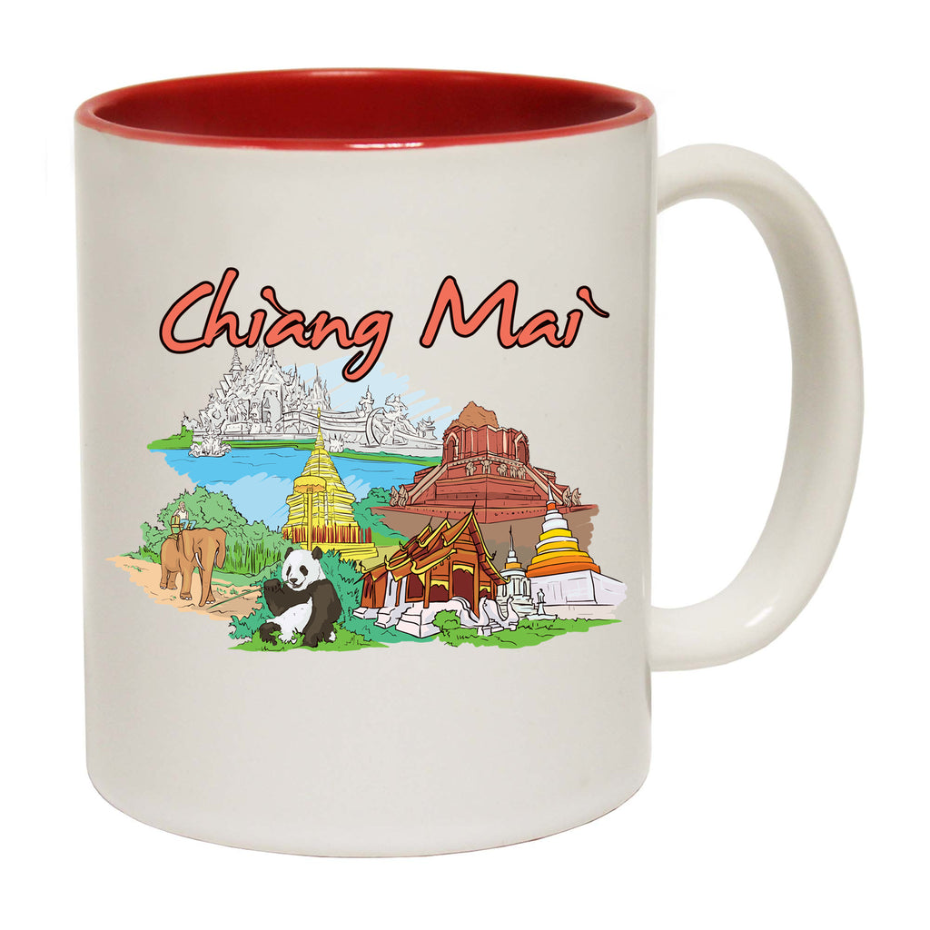 Chiang Mai Country Flag Thailand - Funny Coffee Mug