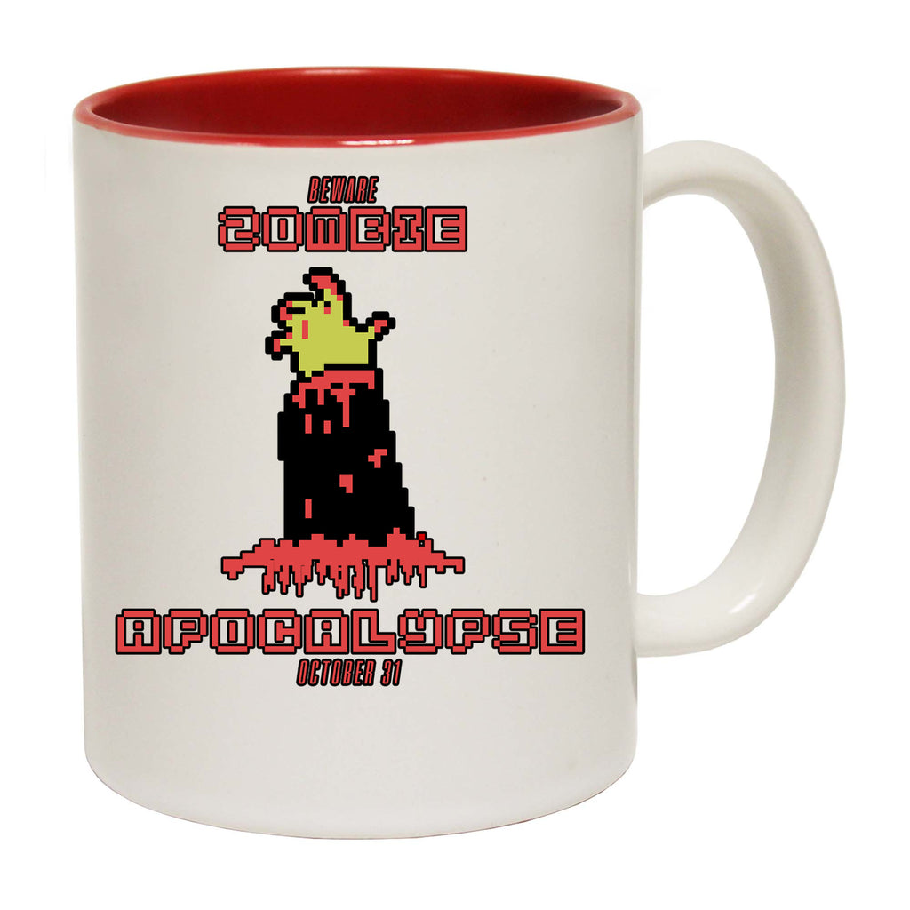 Beware Zombie Apocalypse Halloween - Funny Coffee Mug