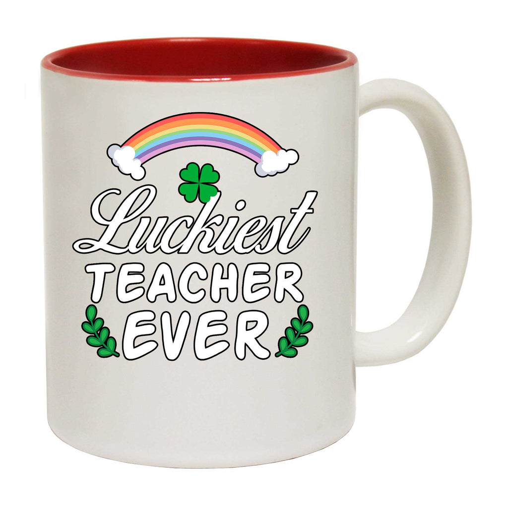 Lucriest Teacher Ever Irish St Patricks Day Ireland - Funny Coffee Mug
