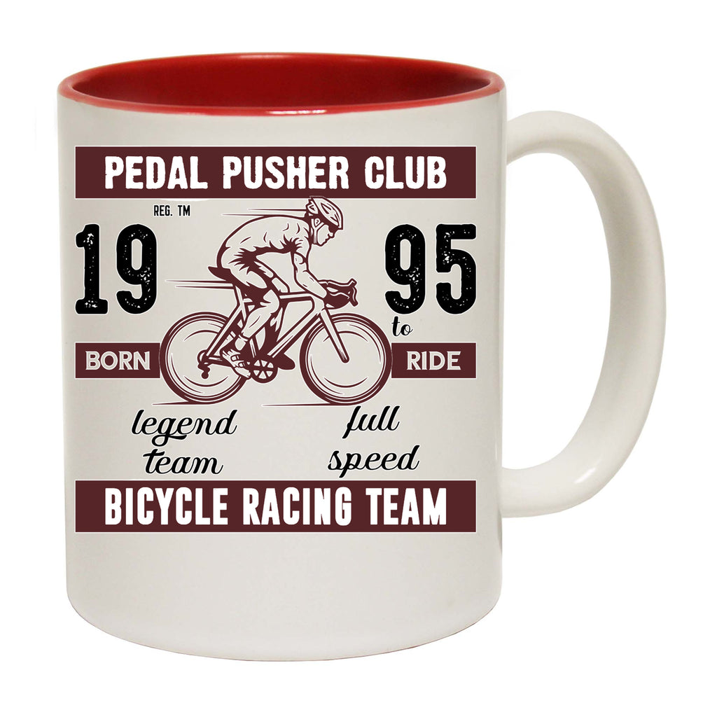 Pedal Pusher Club Cycling Bicycle Bike - Funny Coffee Mug