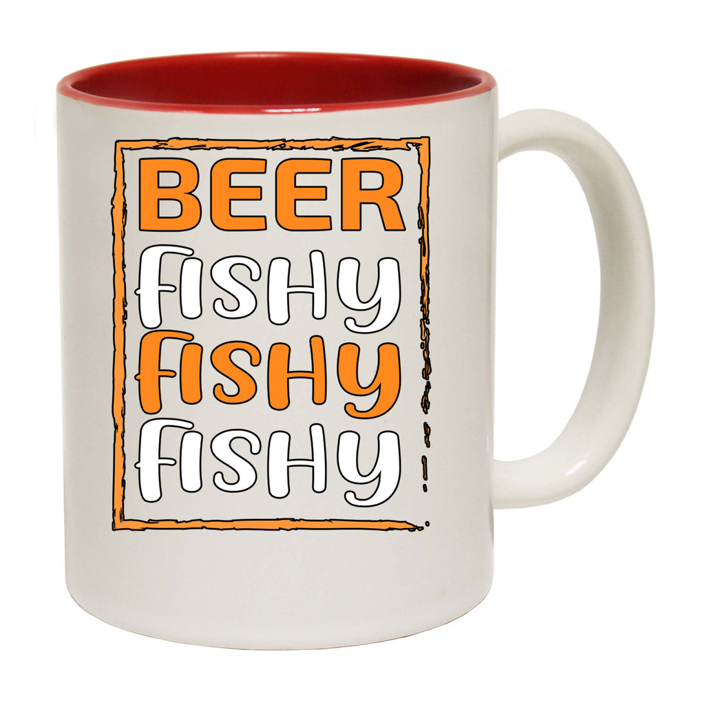 Beer Fishy Fish Fishing - Funny Coffee Mug