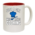 Just A Girl Who Loves Cooking Chef - Funny Coffee Mug
