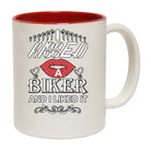 I Kissed A Biker And I Liked It Motorbike Motorcycle - Funny Coffee Mug