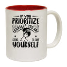 If You Prioritize Yourself Afro - Funny Coffee Mug