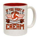 Volleyball If You Want A Soft Serve Try Ice Cream - Funny Coffee Mug