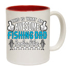 This Is What An Awesome Fishing Dad Looks Like - Funny Coffee Mug