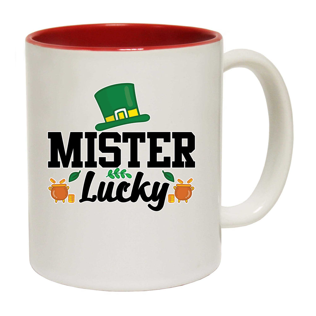 Mister Lucky V2 Irish St Patricks Day Ireland - Funny Coffee Mug