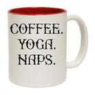 Coffee Yoga Naps - Funny Coffee Mug