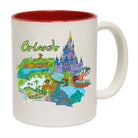 Orlando Florida Usa Country Flag Destination - Funny Coffee Mug