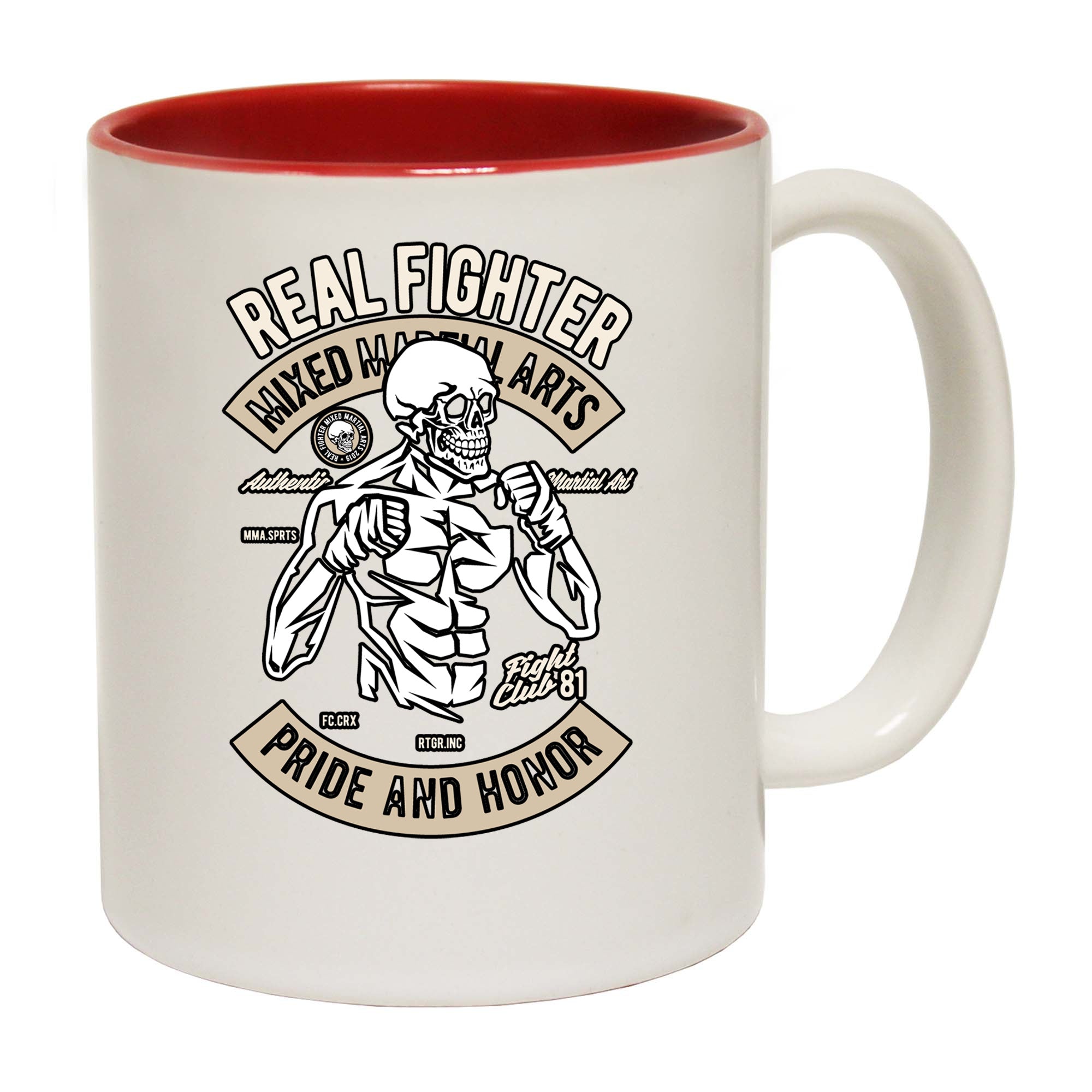 Skull Fighter Mixed Martial Arts - Funny Coffee Mug