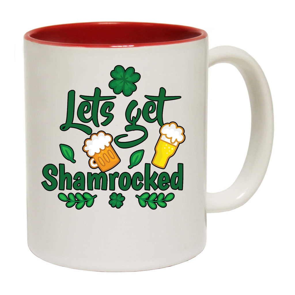 Lets Get Shamrocked Irish St Patricks Day Ireland - Funny Coffee Mug