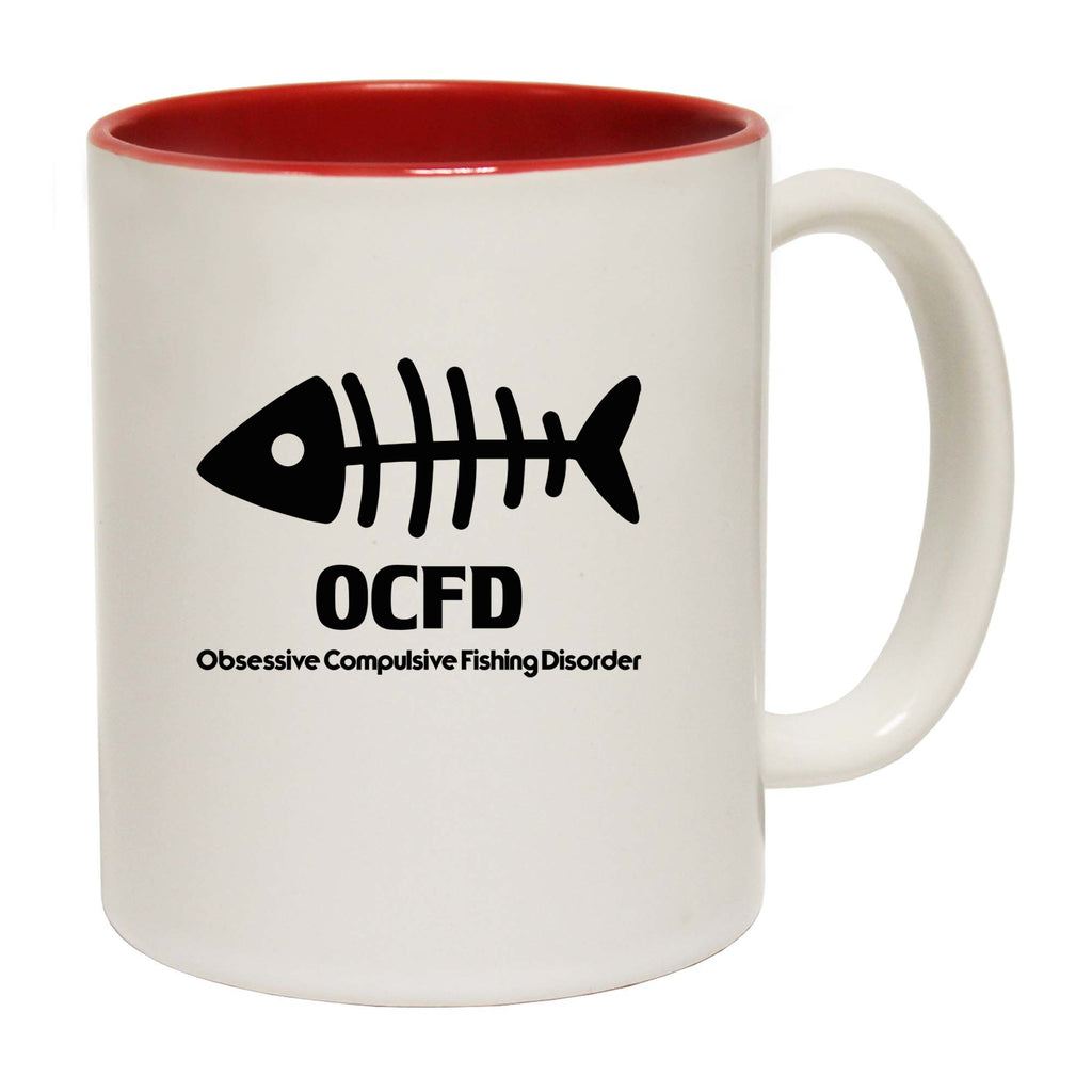 Obsessive Compulsive Fishing Disorder Fish Ocfd - Funny Coffee Mug