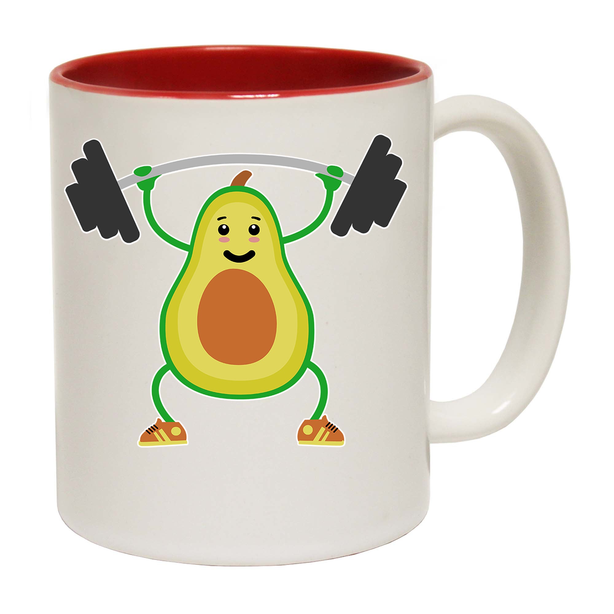 Avocado Strength Weights Vegan - Funny Coffee Mug