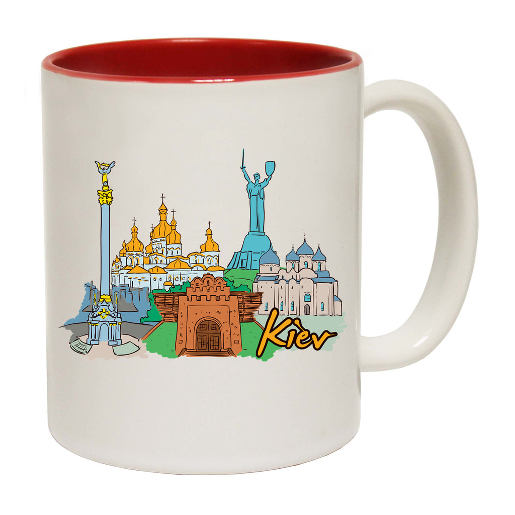 Kiev Ukraine Country Flag Destination - Funny Coffee Mug