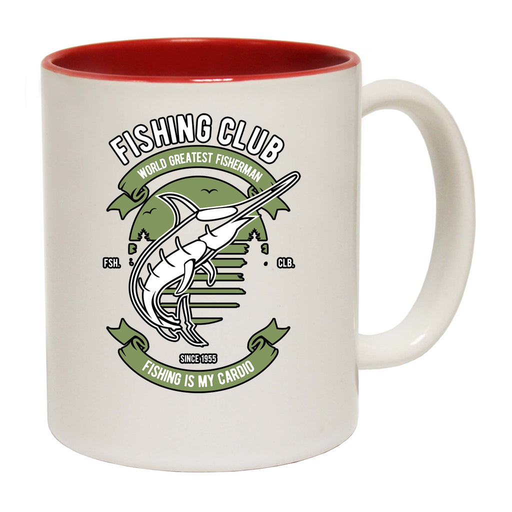 Fishing Club Worlds Greatest Fisherman - Funny Coffee Mug