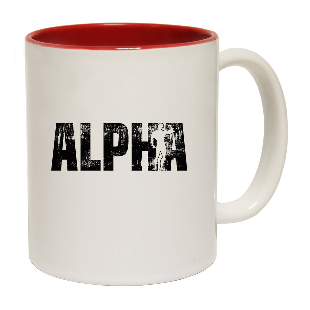 Alpha Gym Bodybuilding Weights - Funny Coffee Mug