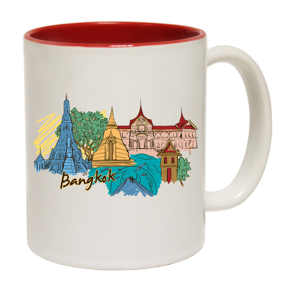Bankgkok Thailand Country Flag Destination - Funny Coffee Mug