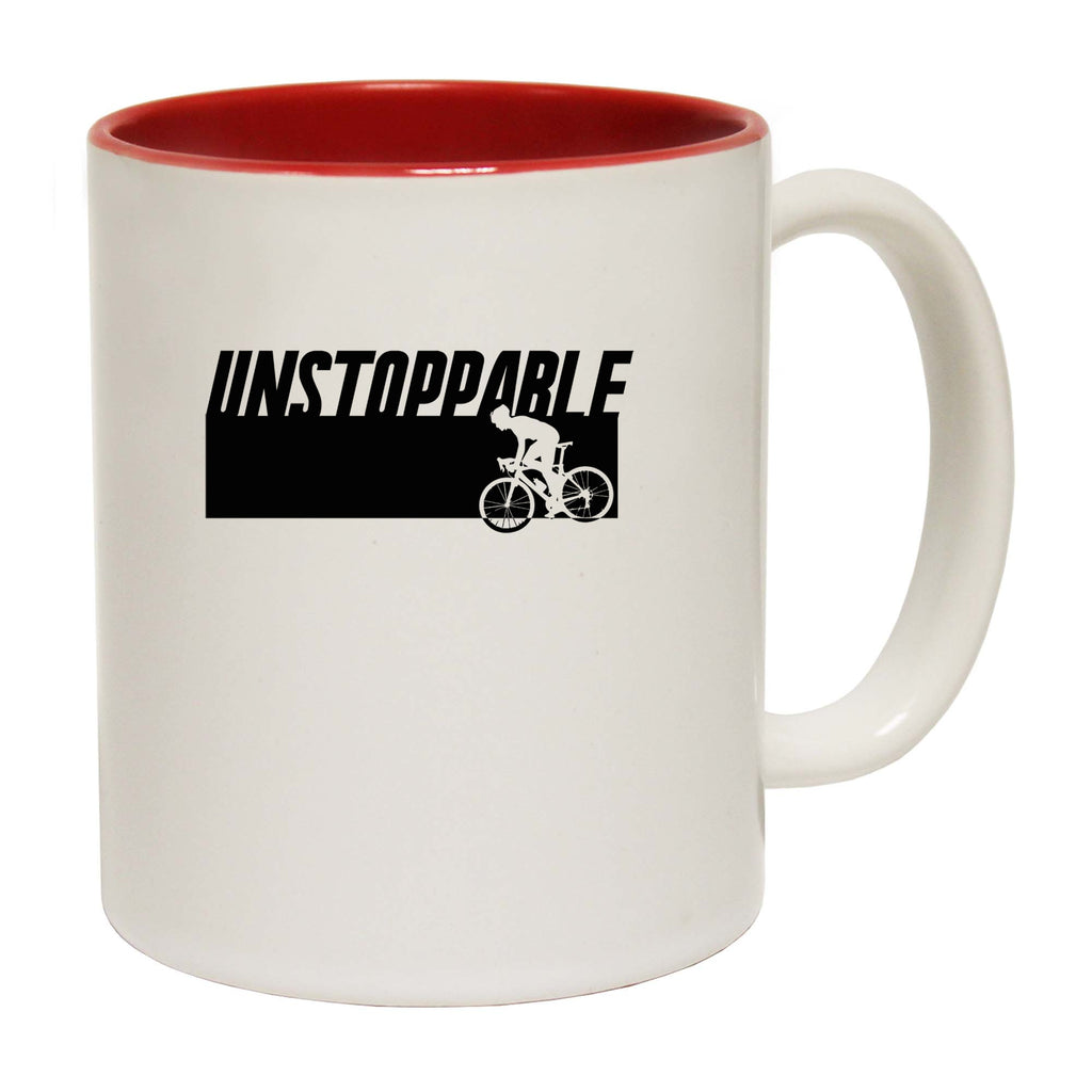 Unstoppable Cycling Bicycle Bike - Funny Coffee Mug