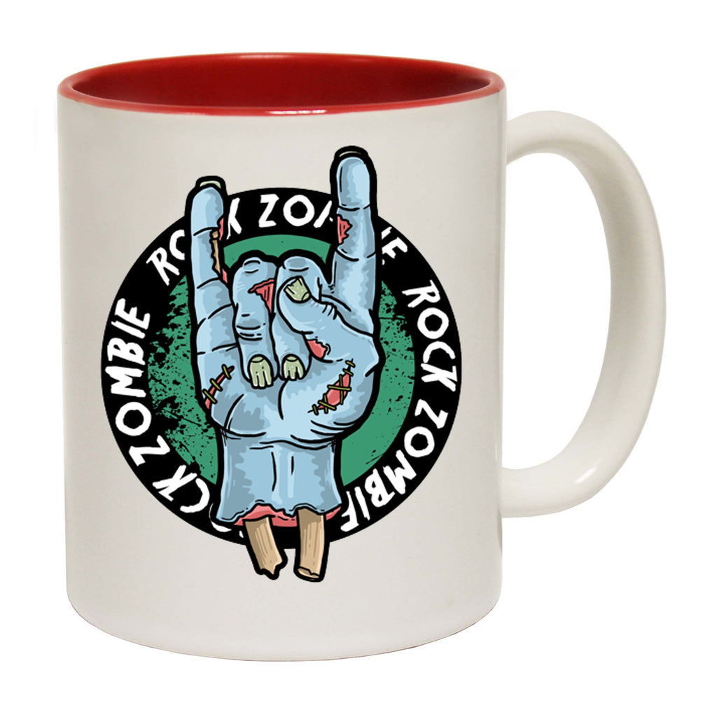 Fb Rock Zombie Halloween Trick Or Treat - Funny Coffee Mug