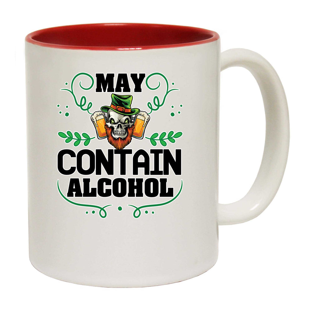 May Contain Alcohol Irish St Patricks Day Ireland - Funny Coffee Mug