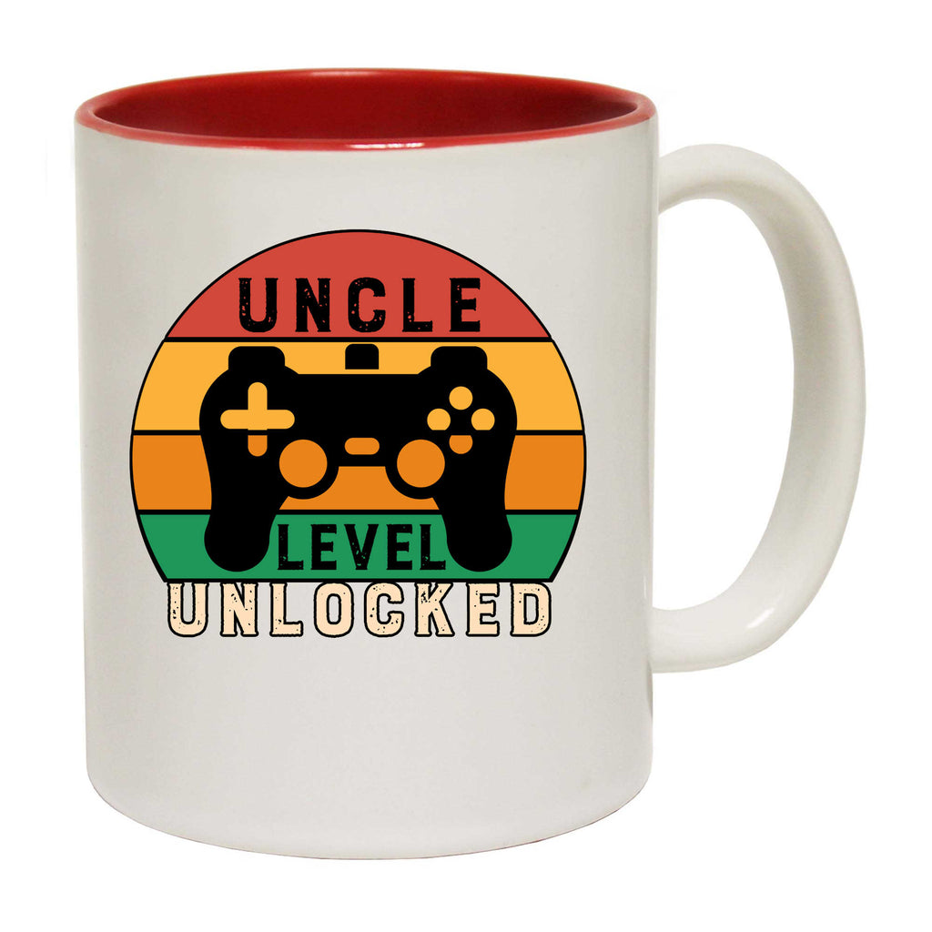 Uncle Level Unlocked Gamer Video Games - Funny Coffee Mug