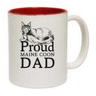 Proud Maine Coon Cat Dad Cats - Funny Coffee Mug