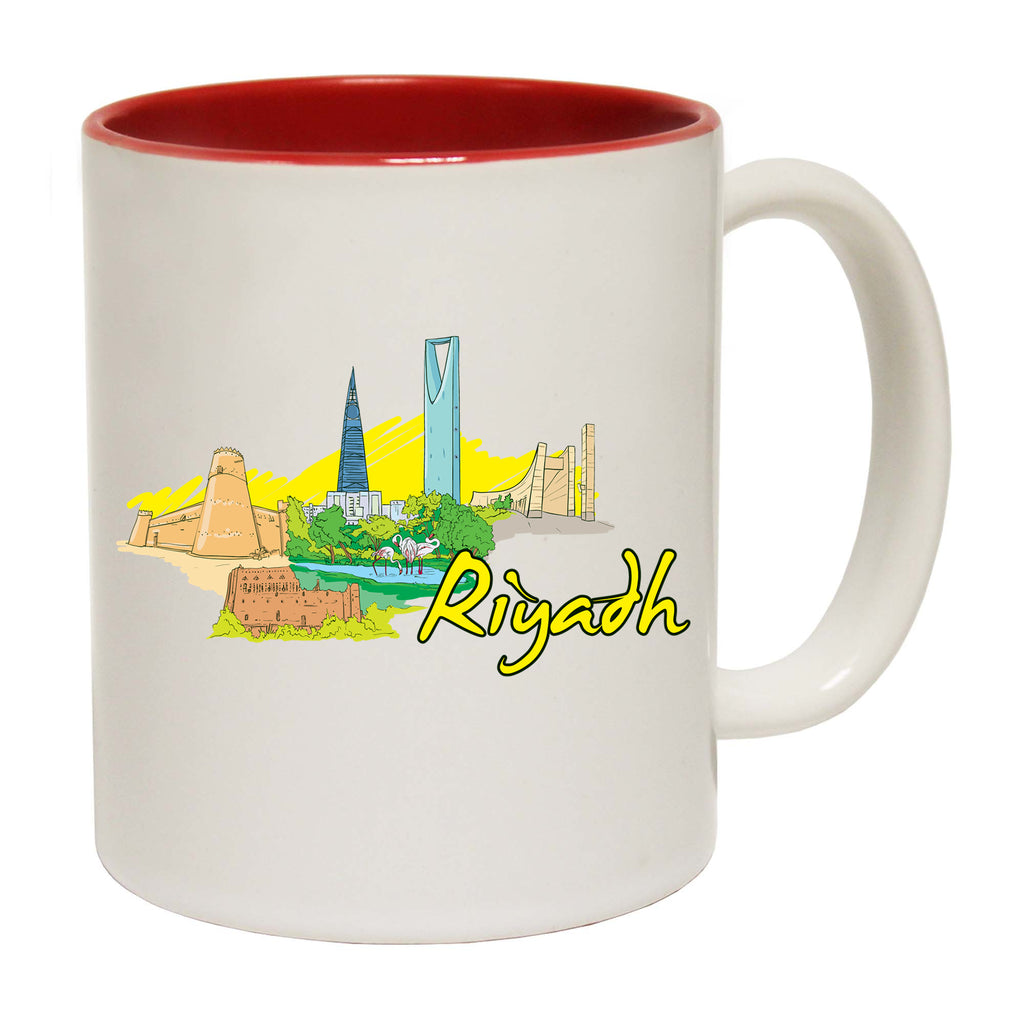 Riyadh Saudi Arabia Country Flag Destination - Funny Coffee Mug