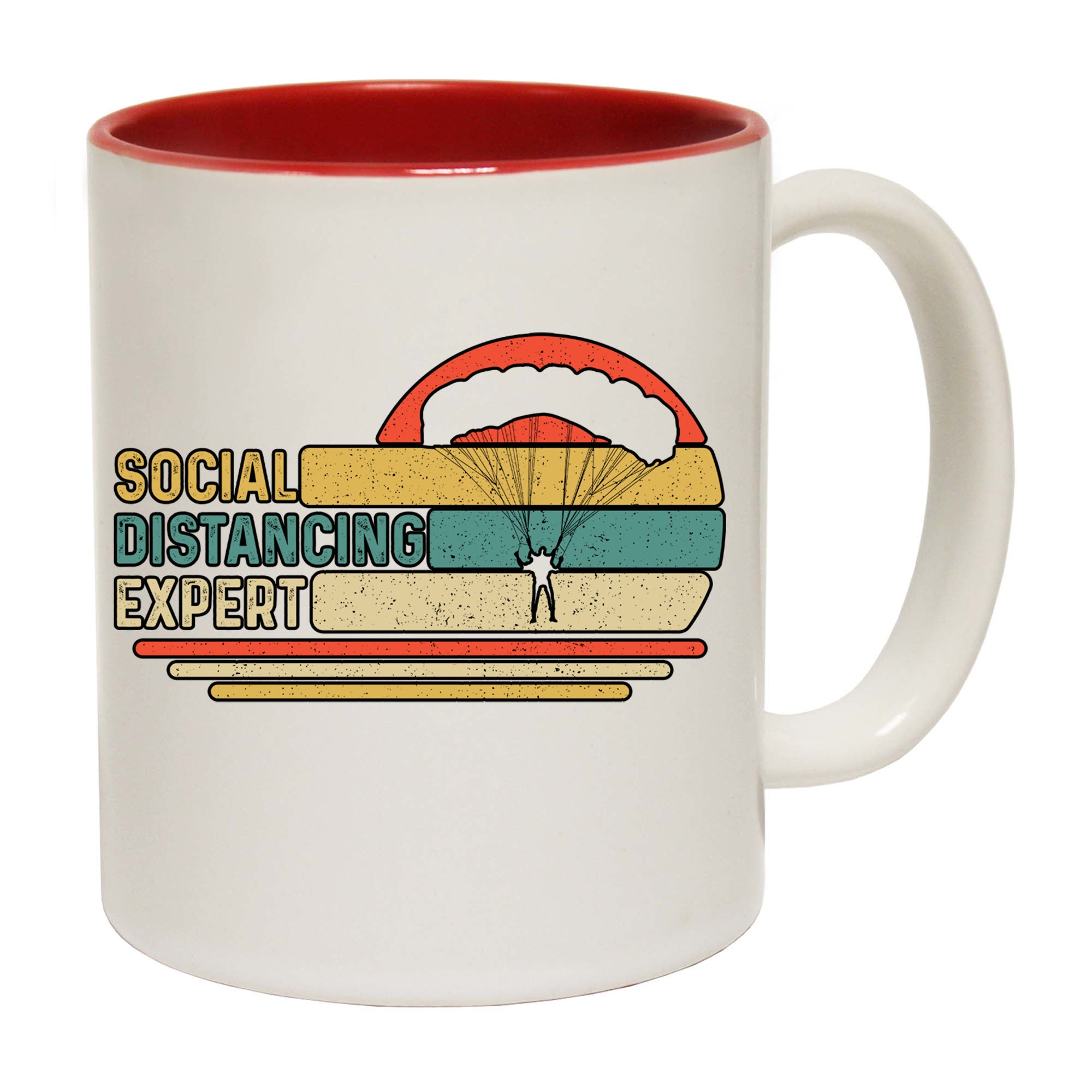 Skydiving Socal Distancing Expert - Funny Coffee Mug