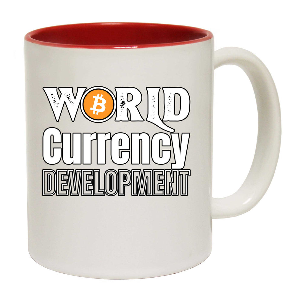 World Currency Development Bitcoin - Funny Coffee Mug