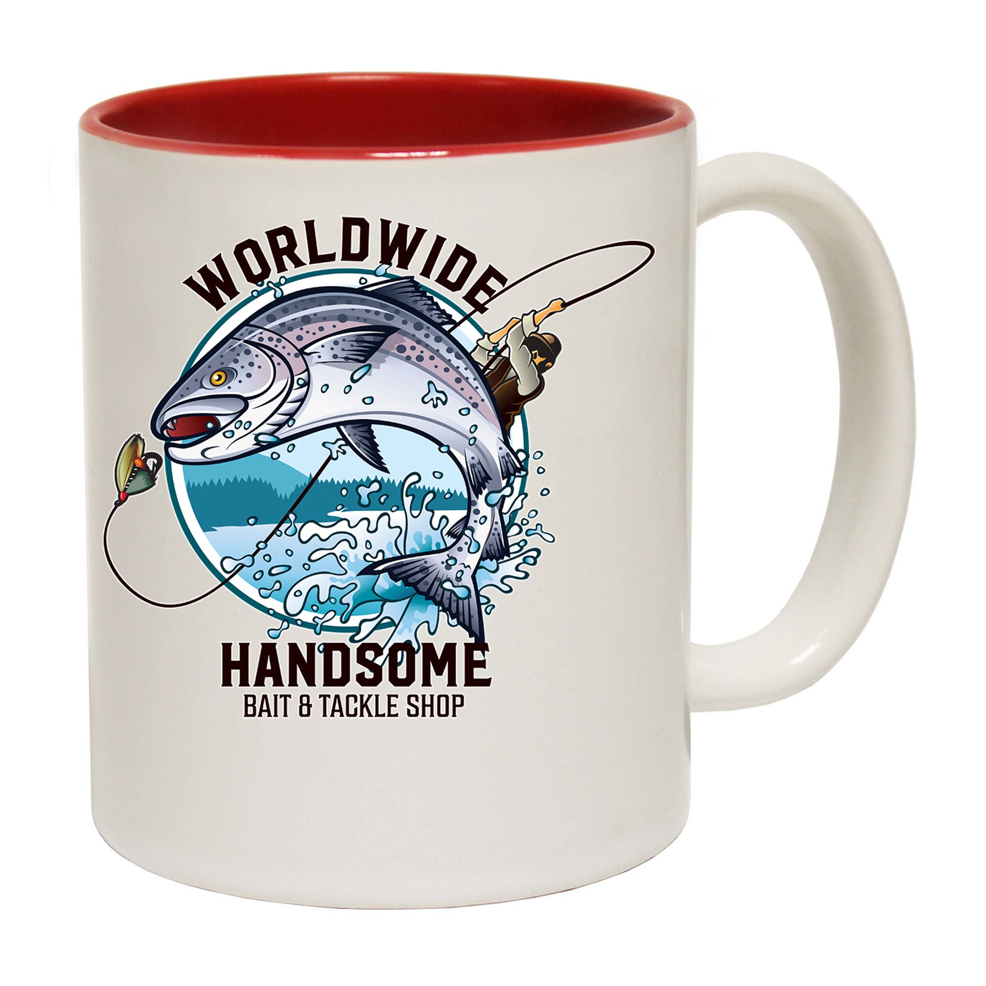 Worldwide Handsome Bait And Tackle Shop - Funny Coffee Mug
