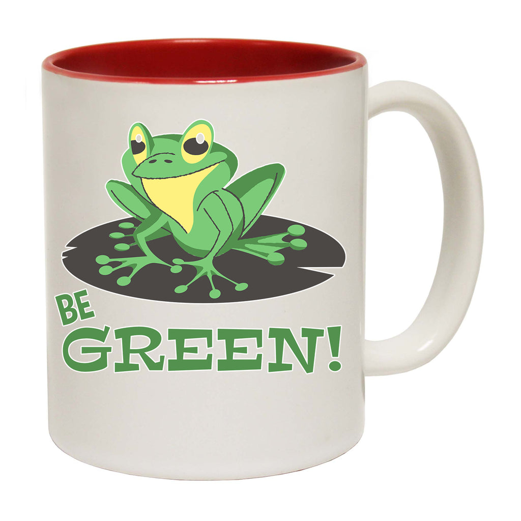 Be Green Frog Animal - Funny Coffee Mug