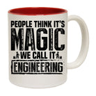 People Think Magic We Call It Engineering - Funny Coffee Mug