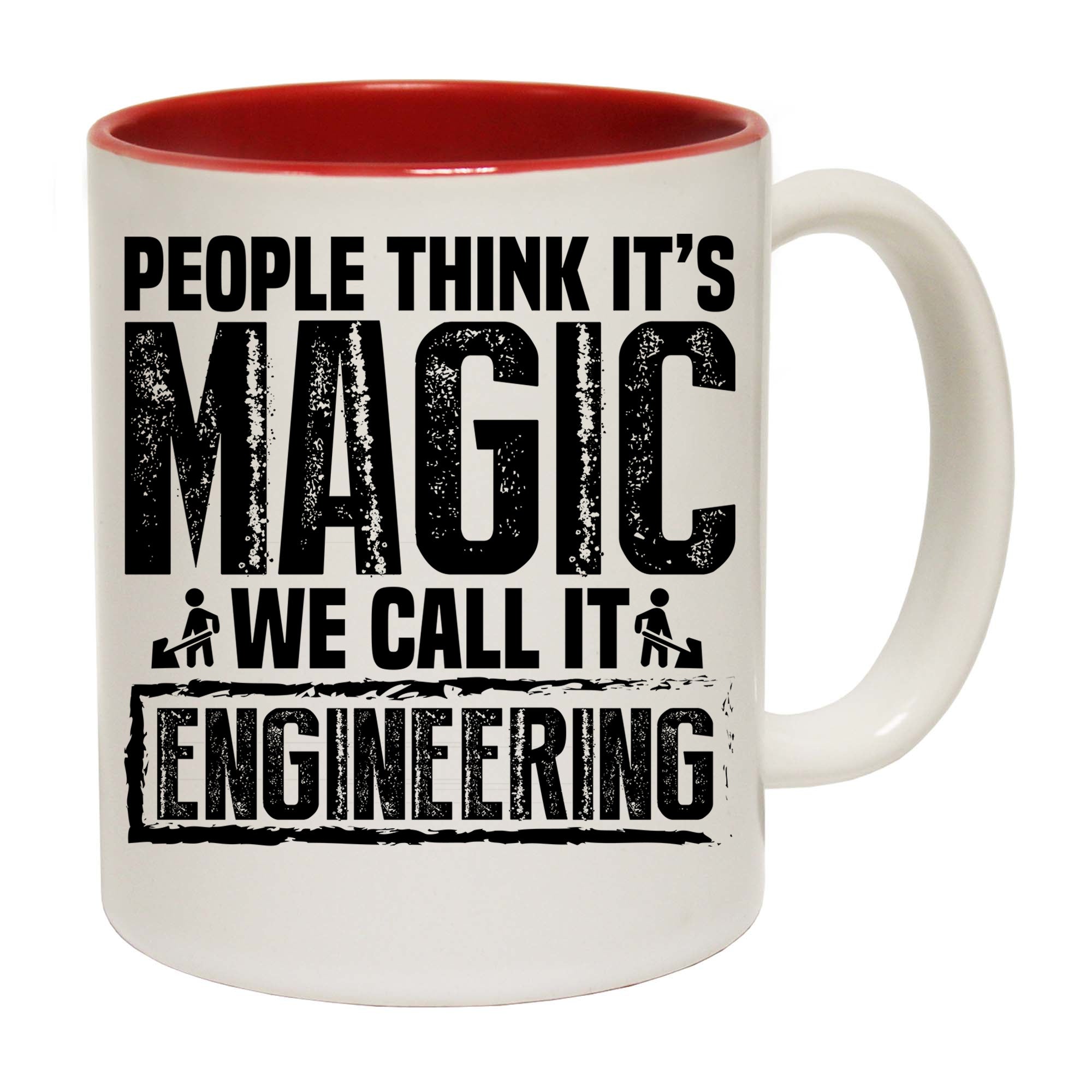 People Think Magic We Call It Engineering - Funny Coffee Mug