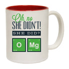 Oh No She Didnt Omg - Funny Coffee Mug