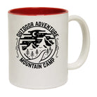 Outdoor Adventure Mountain Camp Climbing - Funny Coffee Mug