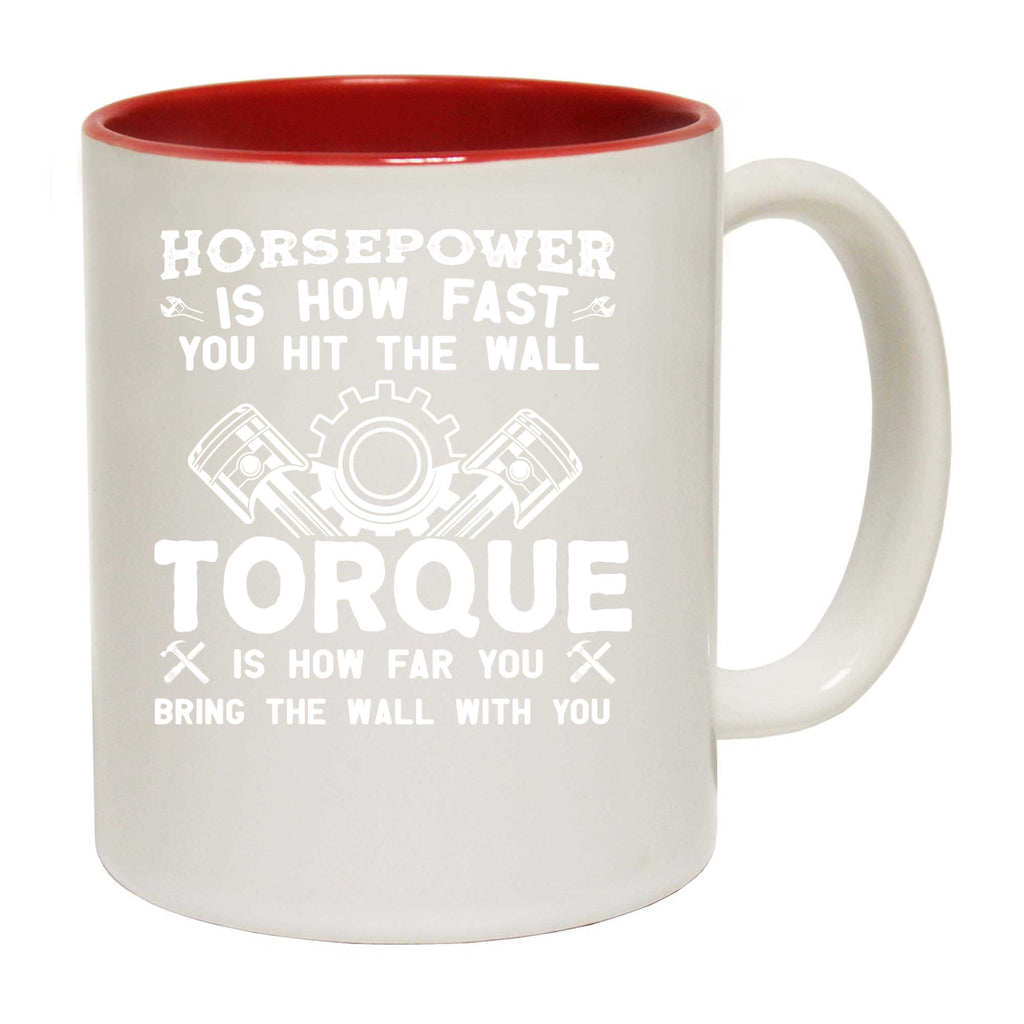 Horsepower Torque Mechanic Car V1 - Funny Coffee Mug