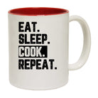 Eat Sleep Cook Repeat - Funny Coffee Mug