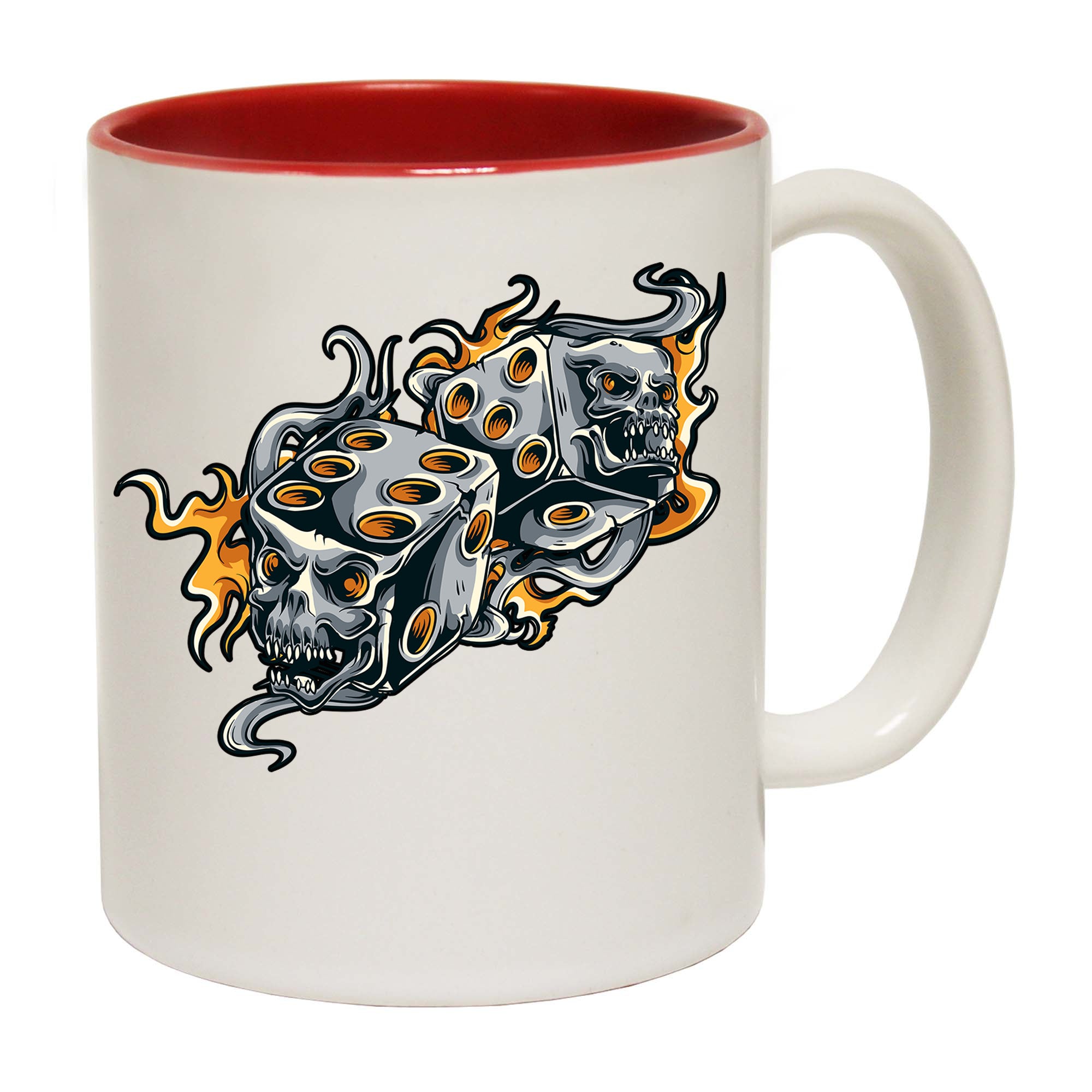 Skull Dice - Funny Coffee Mug