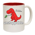 I Am Unstoppable Dinosaur Trex - Funny Coffee Mug